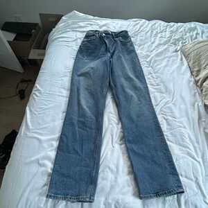 Abercrombie & Fitch Blue Straight Leg Jeans